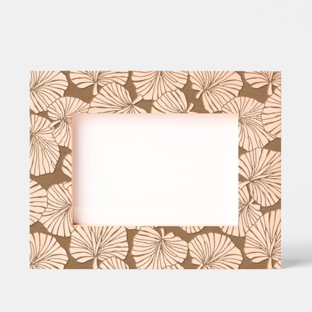 Beautiful tropical greenery etched frames (Front)