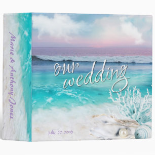 BEAUTIFUL TROPICAL OCEAN SUNRISE Photo ALBUM Binder