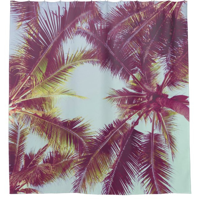 Beautiful tropical palm tree around beach sea ocea (Front)