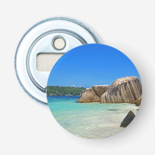 Beautiful Tropical Sea with a Rocky Beach Bottle Opener