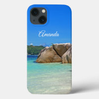 Beautiful Tropical Sea with Rock Covered Coast