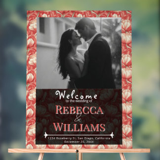 Beautiful Tulip Accent Winter Wedding