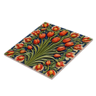 Beautiful Tulips Trendy Collection Tile
