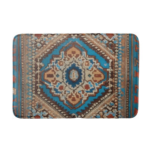 Beautiful Turkish Old Pattern Modern Collection Bath Mat