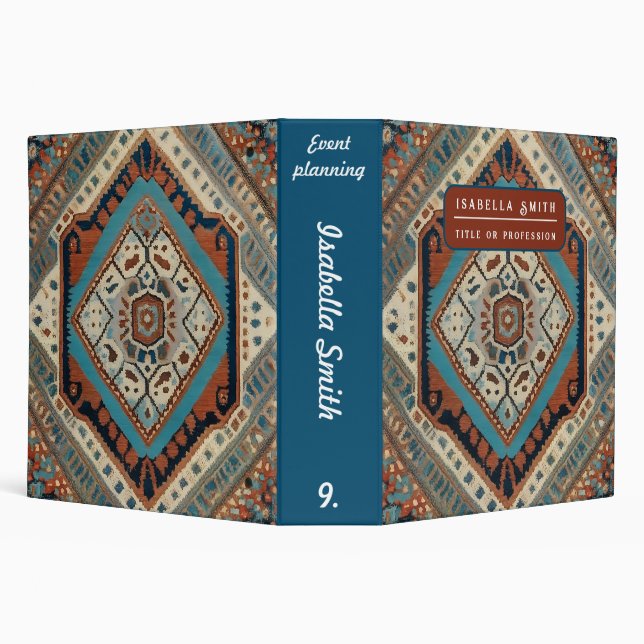 Beautiful Turkish Old Pattern Popular Collection Binder (Background)