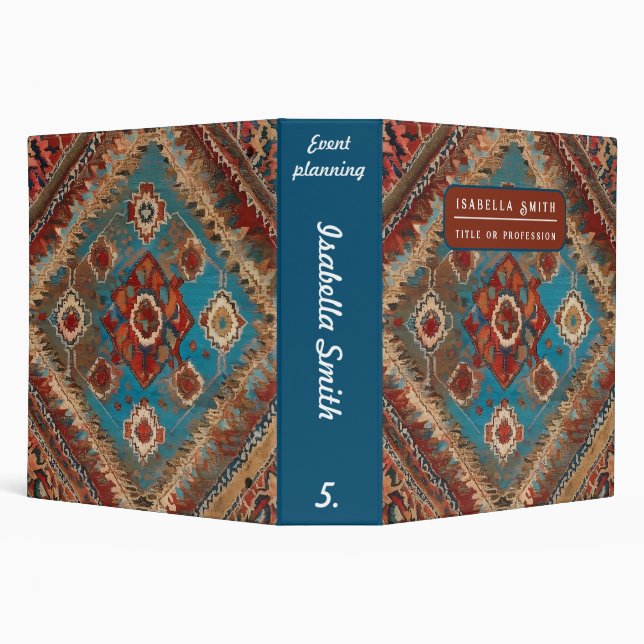 Beautiful Turkish Old Pattern Trendy Collection Binder (Background)
