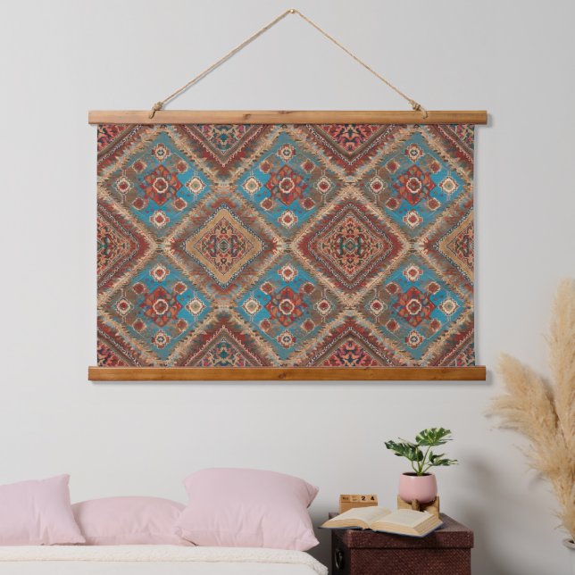 Beautiful Turkish Old Pattern Trendy Collection Hanging Tapestry (Bedroom)