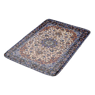 Beautiful Turkish traditional carpet Bath Mat