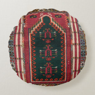 Beautiful Turkish traditional carpet    Round Pillow
