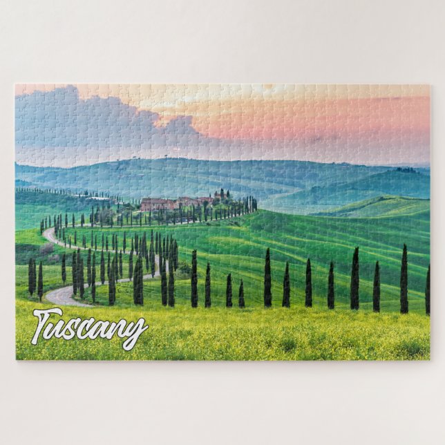 Beautiful Tuscany, Italy Jigsaw Puzzle (Horizontal)