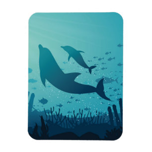 Beautiful Underwater Ocean Magnet
