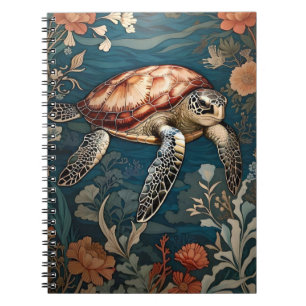 Beautiful Underwater Sea Turtle   Notebook