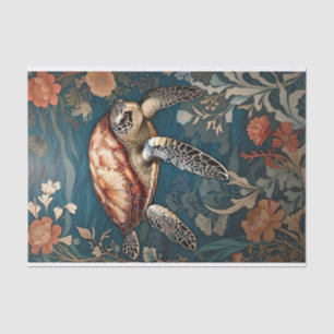 Beautiful Underwater Sea Turtle   Tissue Paper
