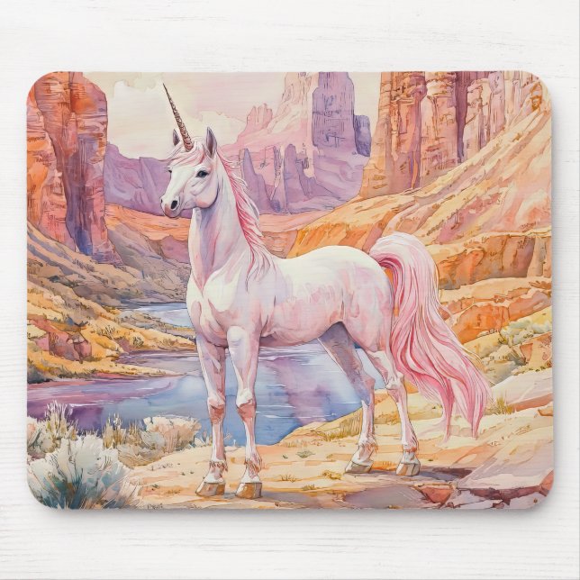Beautiful Unicorn  Mouse Pad (Front)