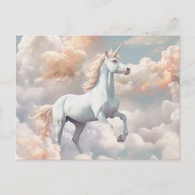 Beautiful Unicorn Postcard (Front)