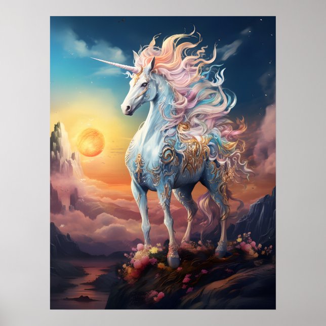 Beautiful Unicorn Poster (Front)