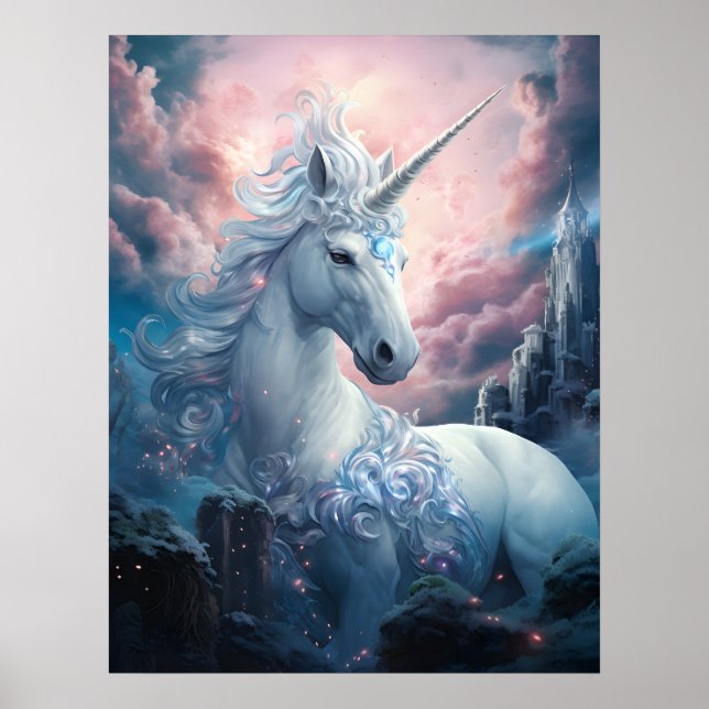 Beautiful Unicorn Poster (Front)