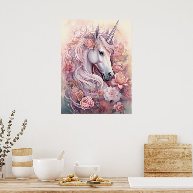 Beautiful Unicorn Poster (Kitchen)