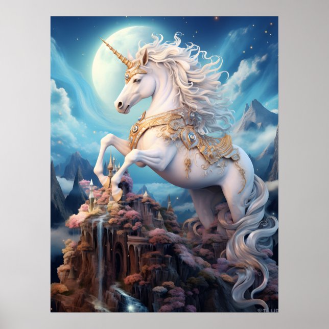 Beautiful Unicorn Poster (Front)