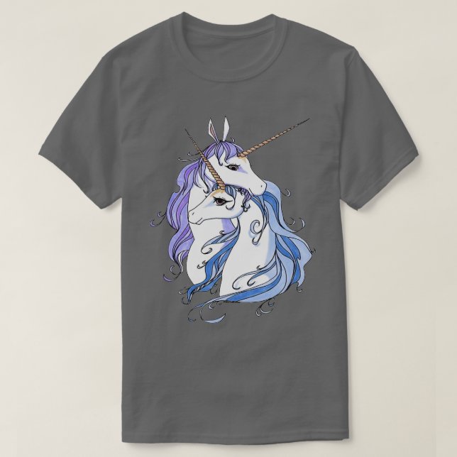 Beautiful Unicorns T-Shirt (Design Front)