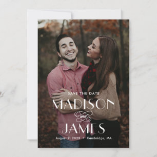 Beautiful Union Editable Colour Save The Date Card