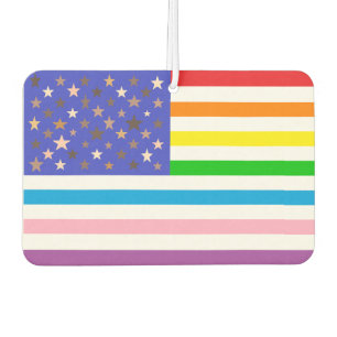 Beautiful USA Flag Air Freshener