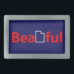 Beautiful Utah Rectangular Belt Buckle<br><div class="desc">There's no other state like it. Mountains,  desert,  forests,  and everything in between.</div>
