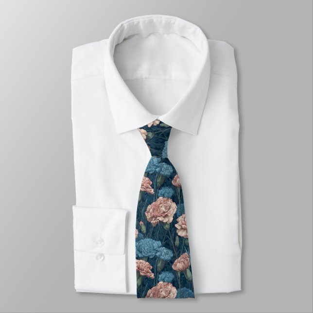 Beautiful Valentine Gifts For Dad Carnation Tie (Tied)