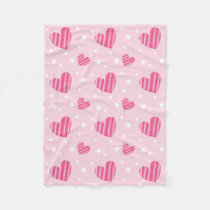 Beautiful Valentine's Heart Design  Fleece Blanket