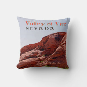 Beautiful Valley of Fire, NV Throw Pillow! Throw Pillow