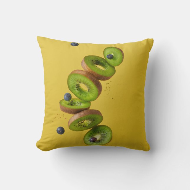 Beautiful Vegetables Throw Pillow (Front)
