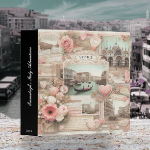Beautiful Venice Italy Photo Album AI Generated Binder