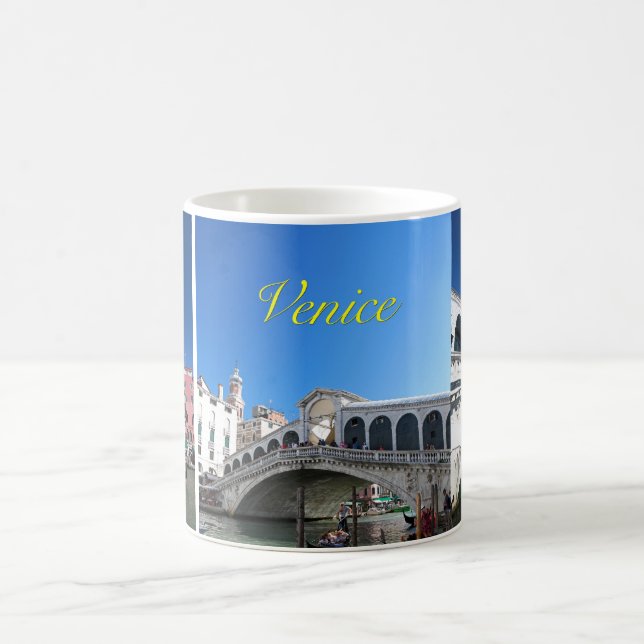 Beautiful Venice, Rialto Bridge Coffee Mug (Center)