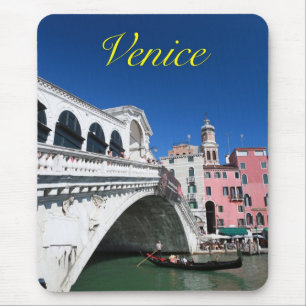 Beautiful Venice, Rialto Bridge Mouse Pad