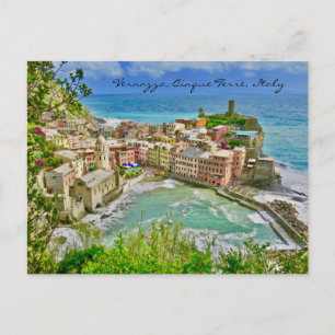 Beautiful Vernazza, Italy Postcard