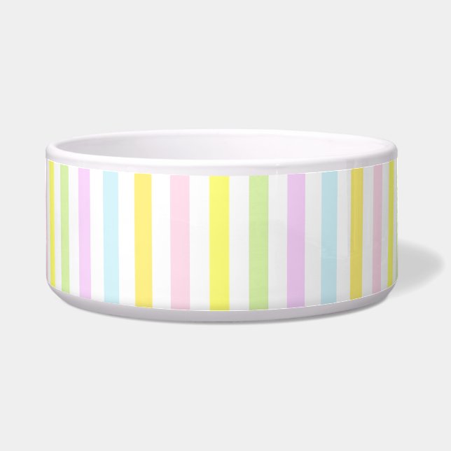 Beautiful Vertical Stripes in Pastel Colours (Front)