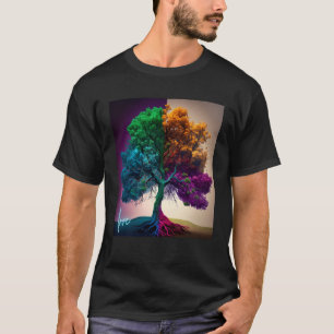 Beautiful Vibrant Tree Nature s Beauty  7 T-Shirt