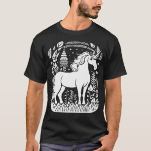 Beautiful Vibrant Unicorn Nature s Beauty T-Shirt