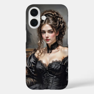Beautiful victorian dressed girl cover