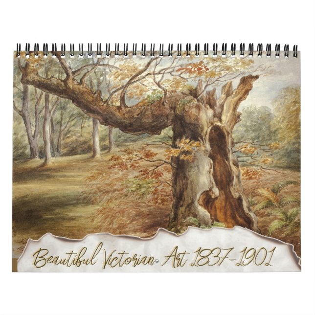 Beautiful Victorian Paintings Landscape Nature Calendar (Cover)