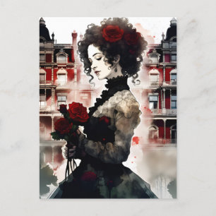 Beautiful Victorian Woman Postcard