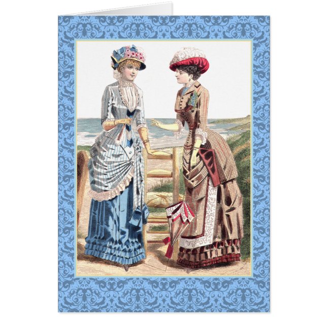 Beautiful Victorian Women at the Beach (Front)
