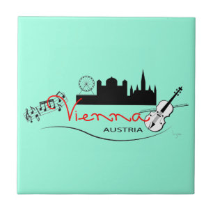 Beautiful Vienna, Austria Tile
