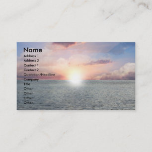 Beautiful View Business Card