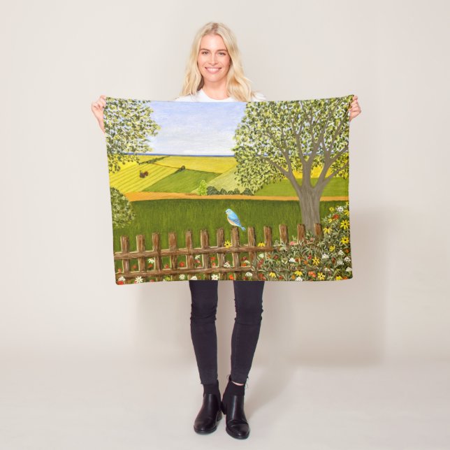 Beautiful View Fleece Blanket (In Situ)