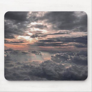 Beautiful View From Above the Clouds Mouse Pad