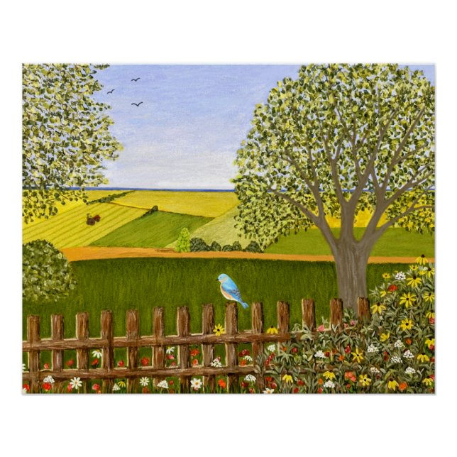 Beautiful View Glossy Poster (Front)