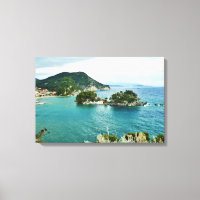 Beautiful view of Parga islet, Greece