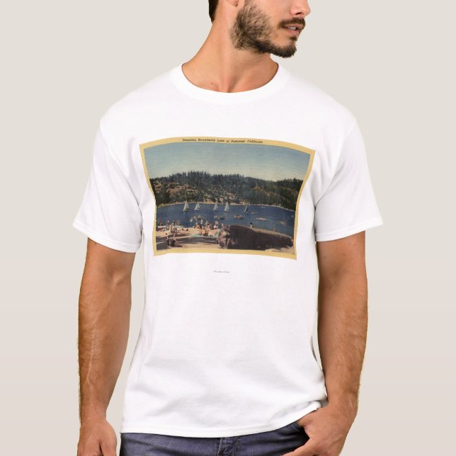 Beautiful View of Strawberry Lake T-Shirt (Front)