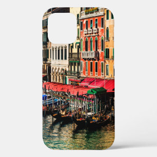 Beautiful view of water street and old buildings i iPhone 12 case